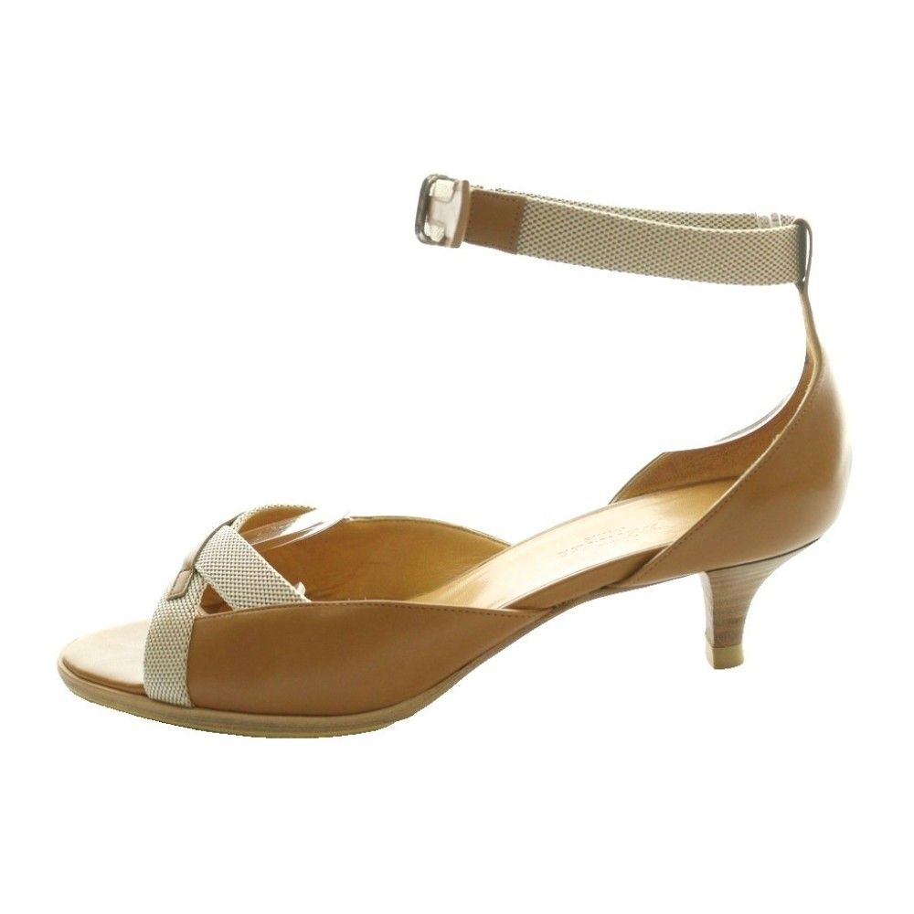 Hermes Ankle Strap Sandals Brown SS OS — view 2