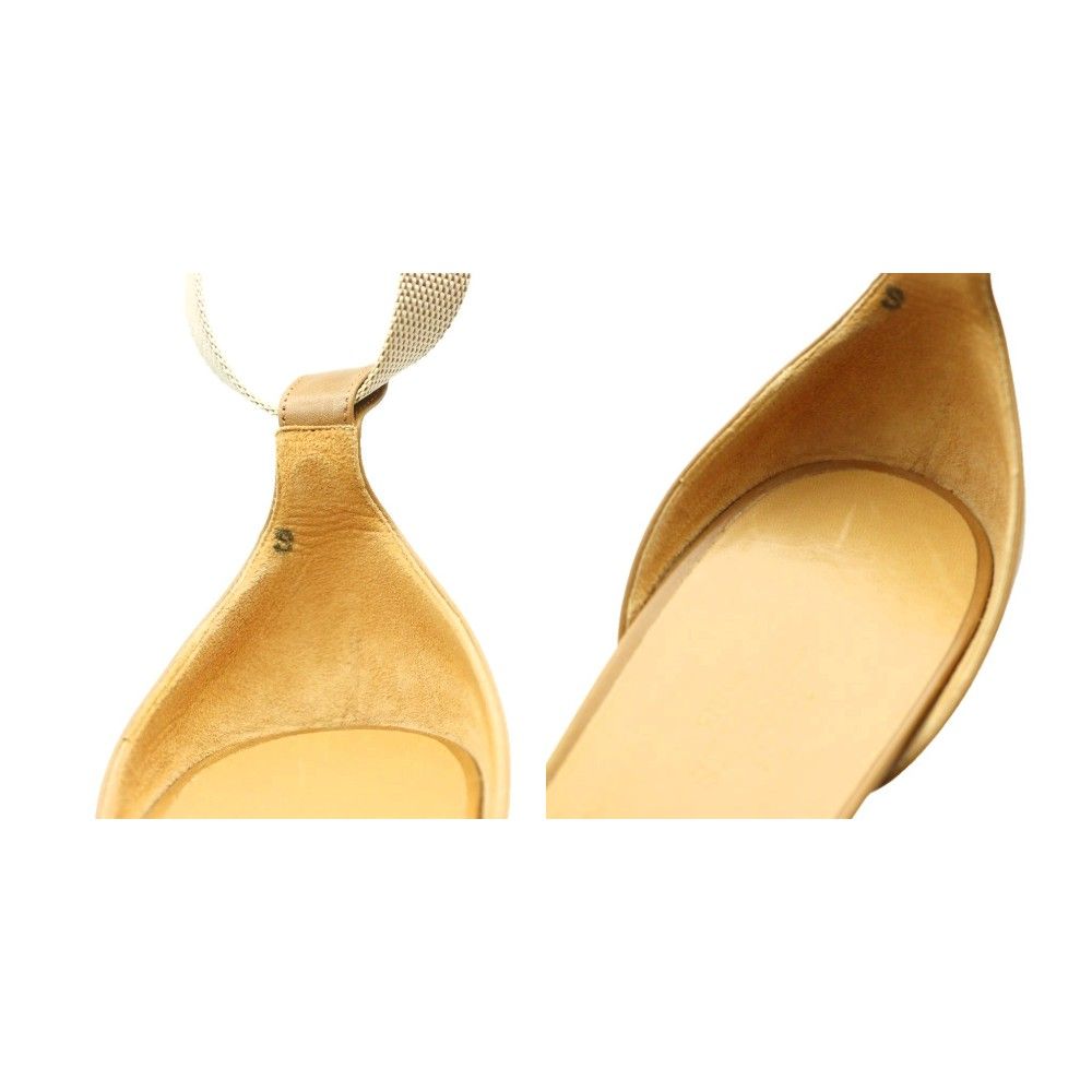 Hermes Ankle Strap Sandals Brown SS OS — view 9