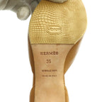 Hermes Ankle Strap Sandals Brown SS OS — view 6
