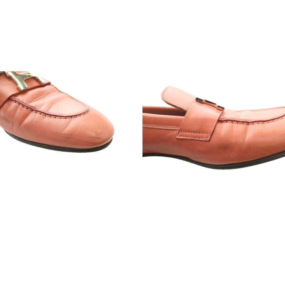 Hermes Moccasins Paris Constance Loafers 36 Pink SS OS — view 9