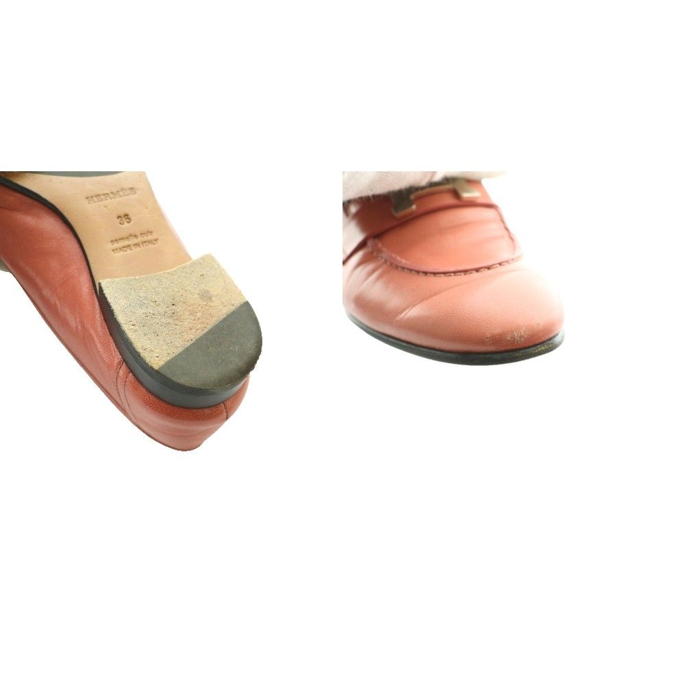 Hermes Moccasins Paris Constance Loafers 36 Pink SS OS — view 8