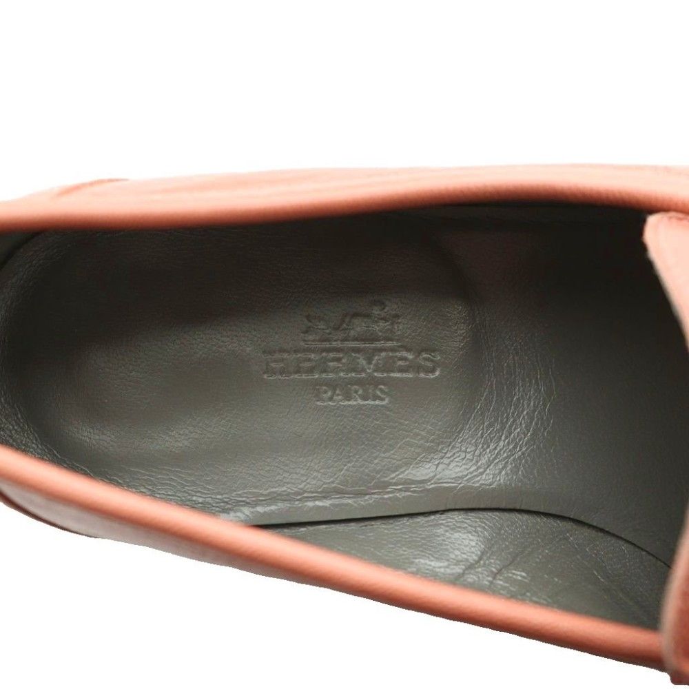 Hermes Moccasins Paris Constance Loafers 36 Pink SS OS — view 7