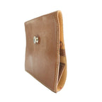 Hermes Leather Book Cover with Button Brown SS OS — view 3