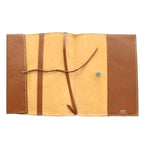 Hermes Leather Book Cover with Button Brown SS OS — view 5