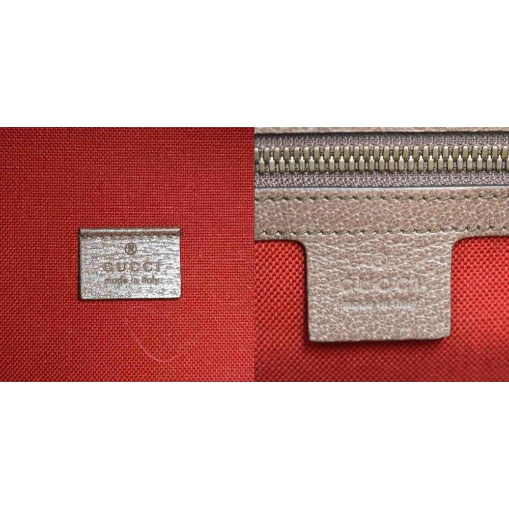 Gucci Interlocking Houndstooth Tweed Tote Shoulder Bag Red — view 9