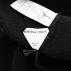 Bottega Veneta Hat Knit Cap Beanie Wool Cashmere Blend M Black Green — view 4