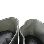Chanel Long Boots Suede Round Toe Chunky Heel CC Logo 35.5 — view 4