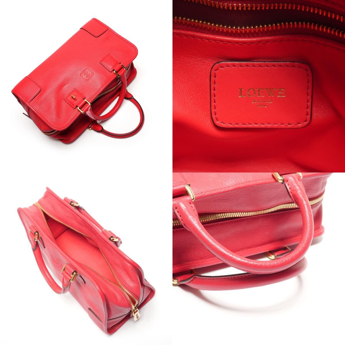 Loewe Handbag Amazona 28 Leather Anagram — view 9