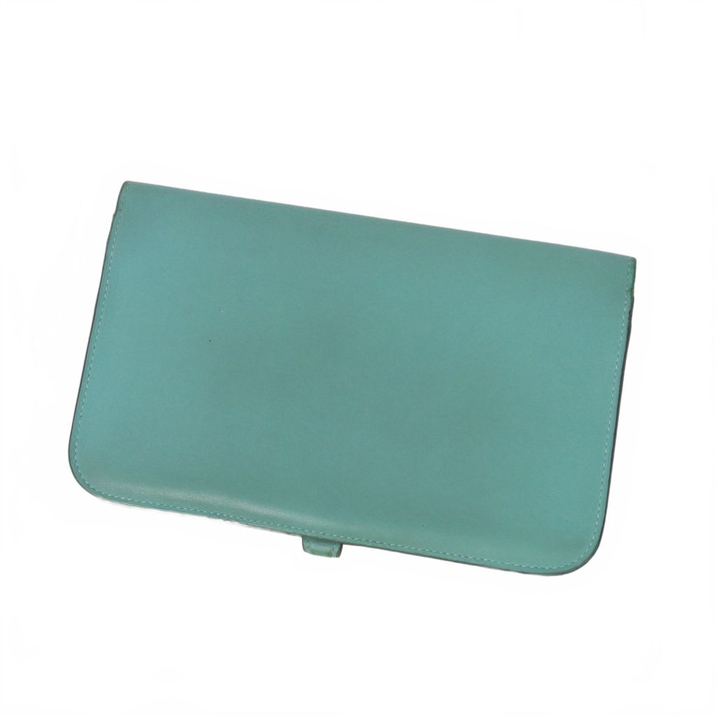Hermes Dogon GM Wallet Veau Swift Blue Paon — view 2