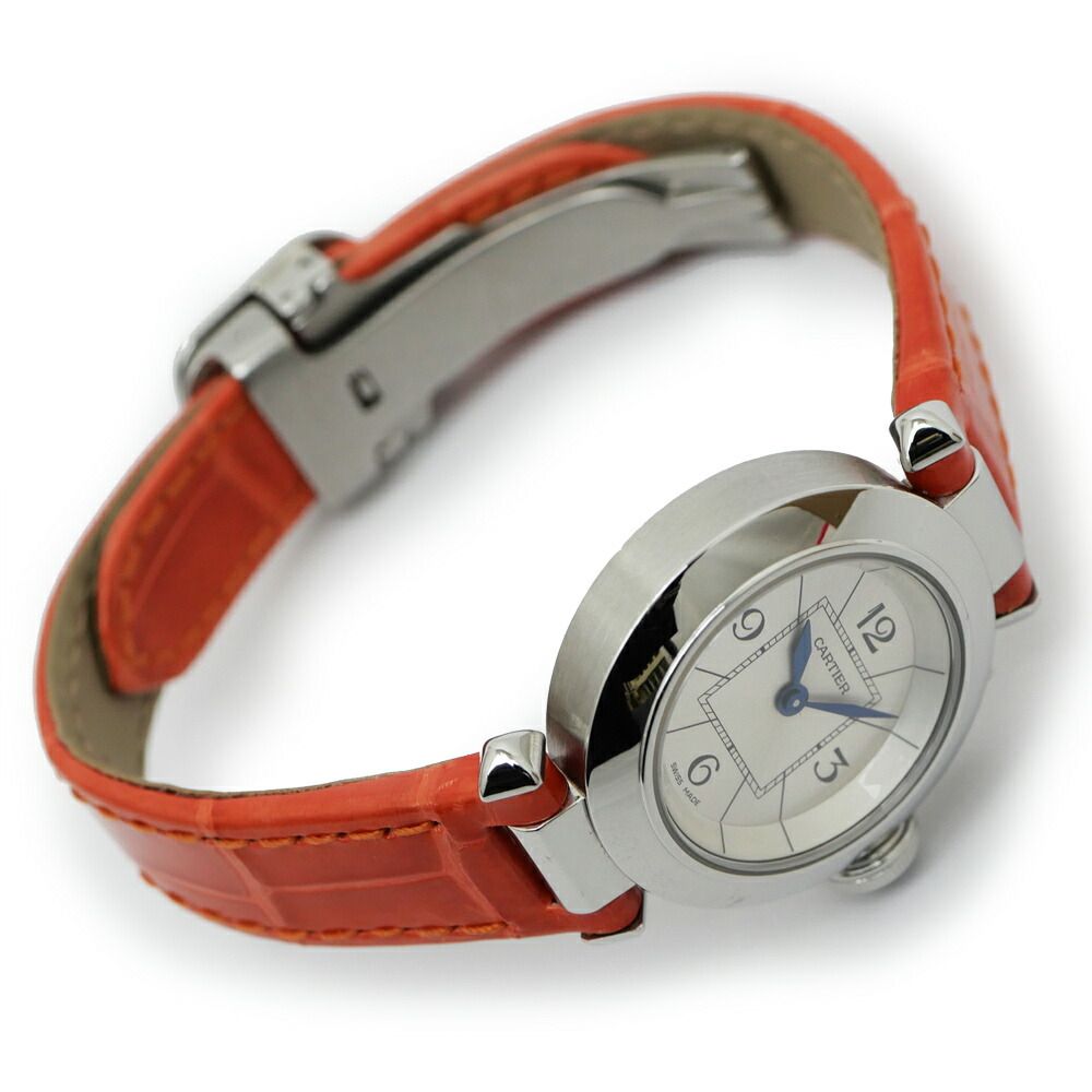 Cartier Miss Pasha Silver Dial SS Quartz Watch Polished — view 2