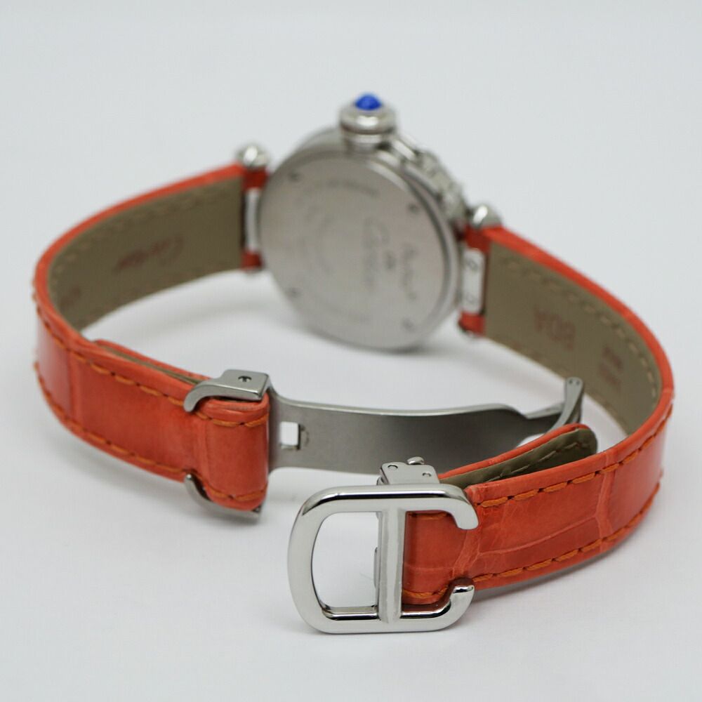 Cartier Miss Pasha Silver Dial SS Quartz Watch Polished — view 3
