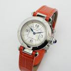 Cartier Miss Pasha Silver Dial SS Quartz Watch Polished — view 9