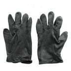 Gucci Gloves 5 Fingers Leather Horsebit Gold Black — view 2
