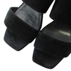 Celine Phoebe Philo Era Sandals Suede Open Toe Chunky Heel Ankle Strap 36 — view 3