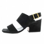 Celine Phoebe Philo Era Sandals Suede Open Toe Chunky Heel Ankle Strap 36 — view 2