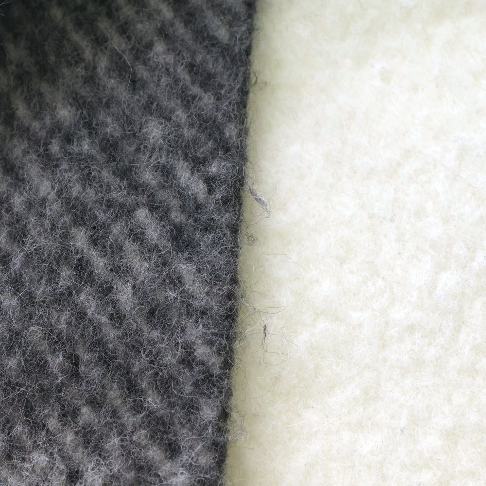 Loewe Wool Alpaca Blend Scarf White Gray — view 4