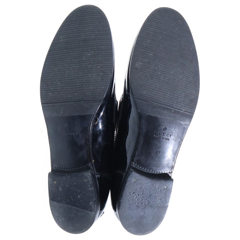 Gucci Horsebit Enamel Coin Loafer Black — view 5