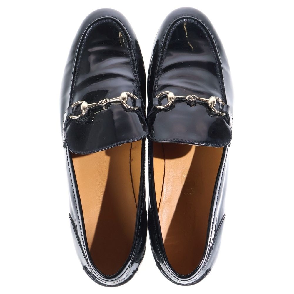 Gucci Horsebit Enamel Coin Loafer Black — view 4