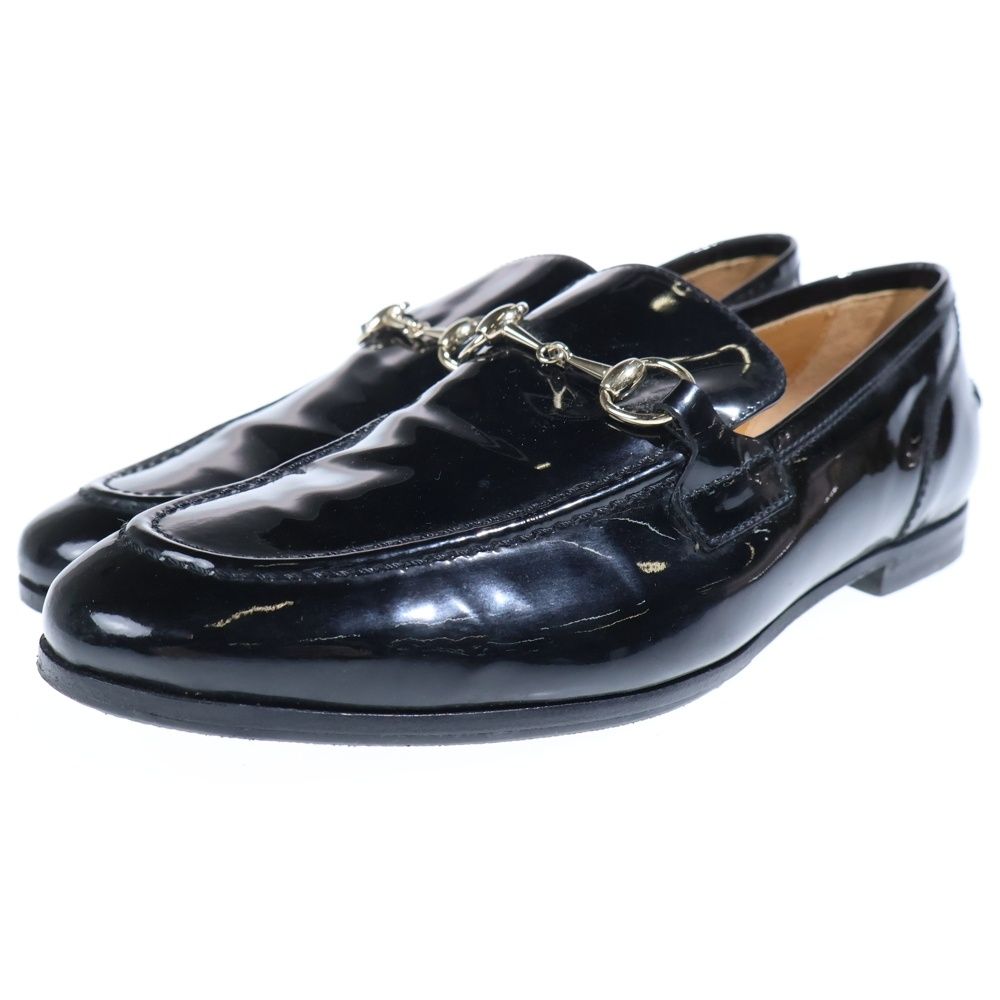 Gucci Horsebit Enamel Coin Loafer Black — view 2