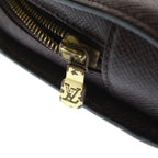 Louis Vuitton Taiga Baikal Grizzly Gold Leather Clutch Brown — view 6
