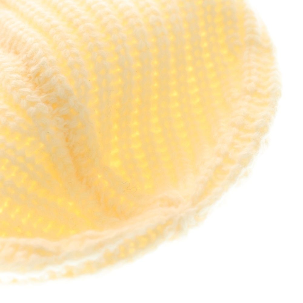 Fendi Front Logo Knit Cap Ivory — view 6