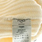 Fendi Front Logo Knit Cap Ivory — view 7