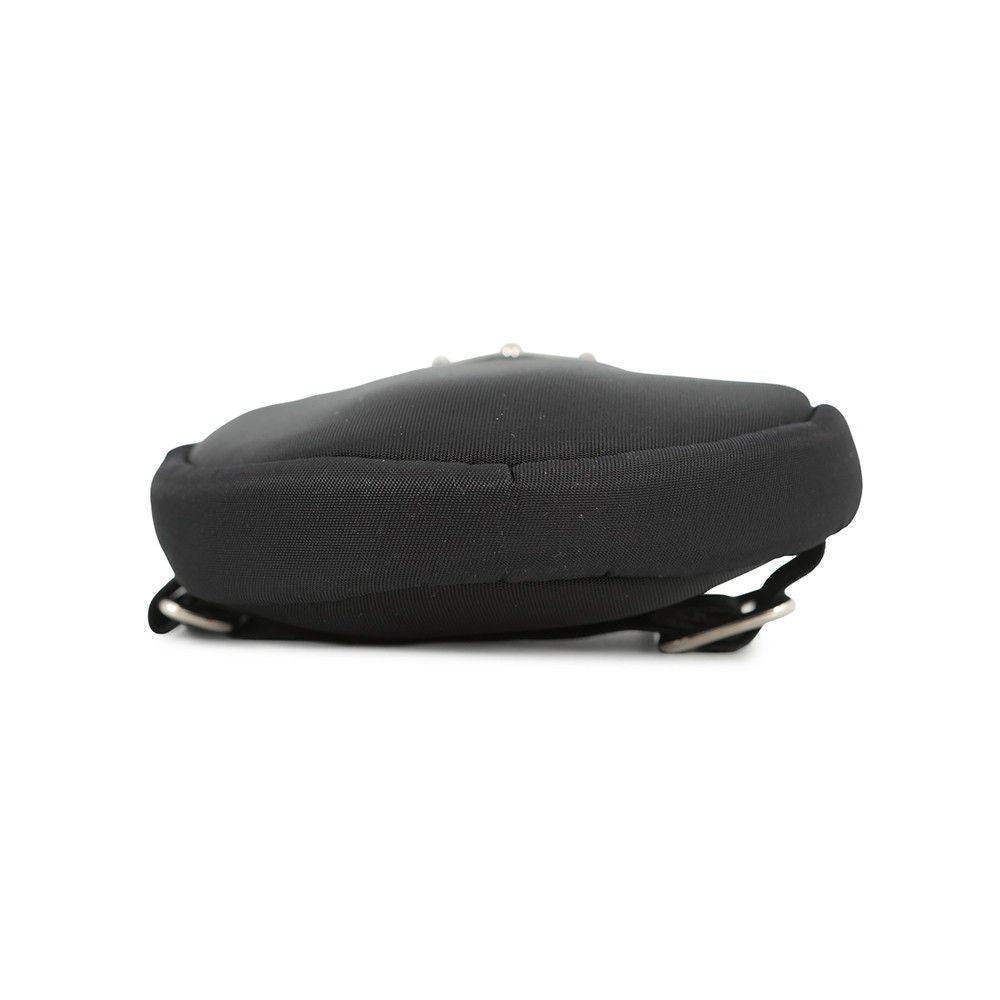Prada Shoulder Pouch Triangle Logo Tessuto Pocket Nylon Black — view 3