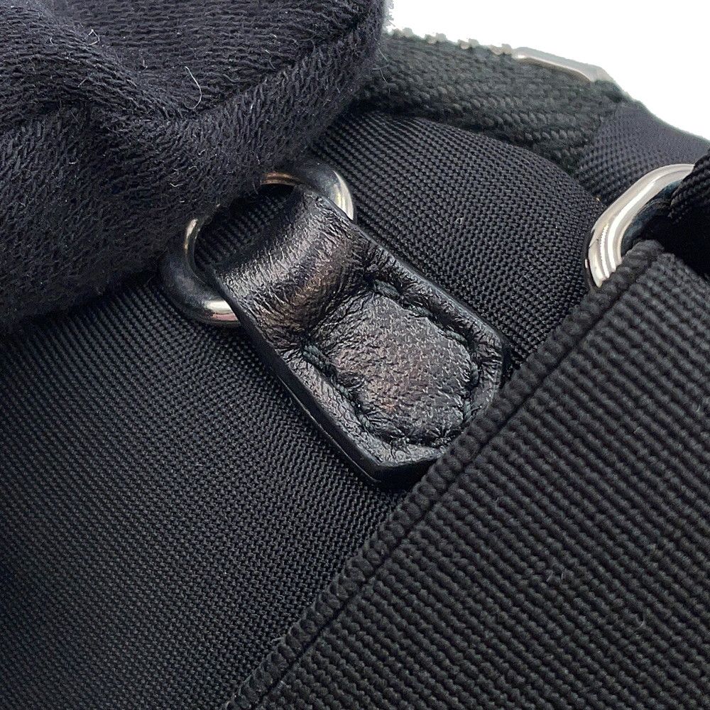 Prada Shoulder Pouch Triangle Logo Tessuto Pocket Nylon Black — view 8