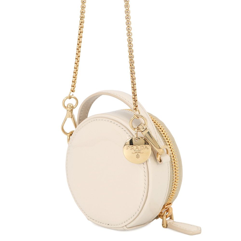 Prada Pouch Triangle Logo Chain Mini — view 2
