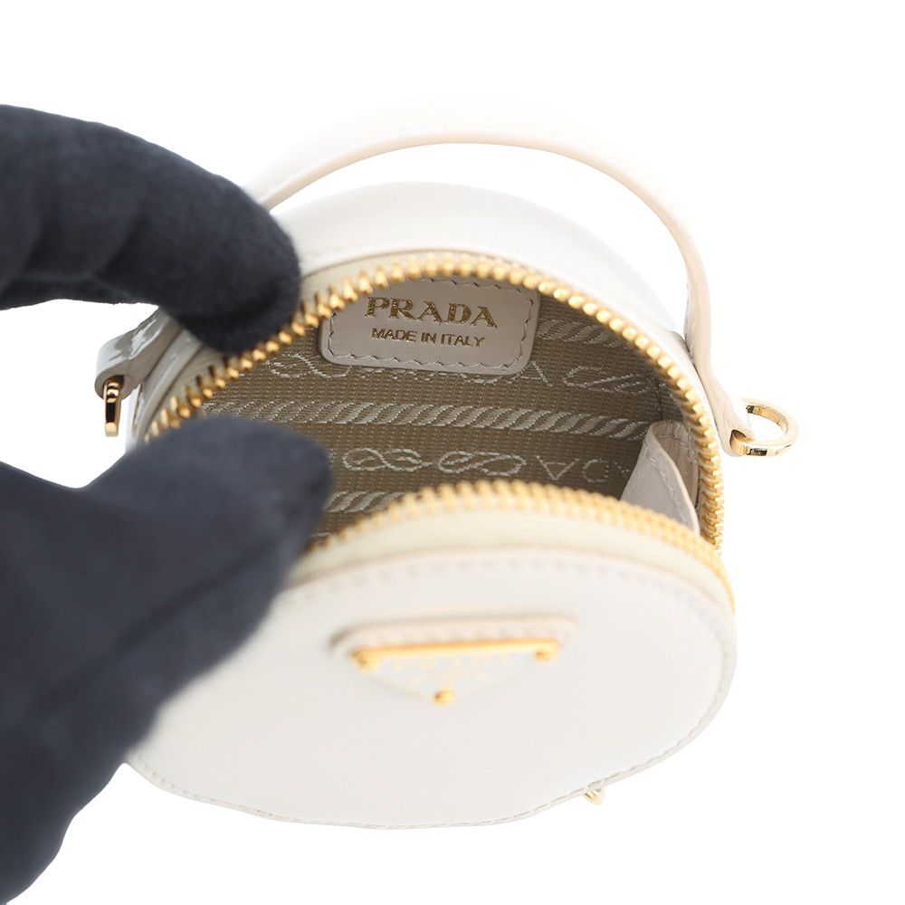 Prada Pouch Triangle Logo Chain Mini — view 5