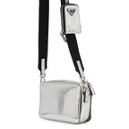 Prada Shoulder Bag Triangle Logo Brick Leather — view 2