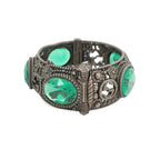 Gucci Bracelet Interlocking Flower Bangle 17 Stone Cat Head — view 2