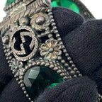 Gucci Bracelet Interlocking Flower Bangle 17 Stone Cat Head — view 7