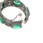 Gucci Bracelet Interlocking Flower Bangle 17 Stone Cat Head — view 5