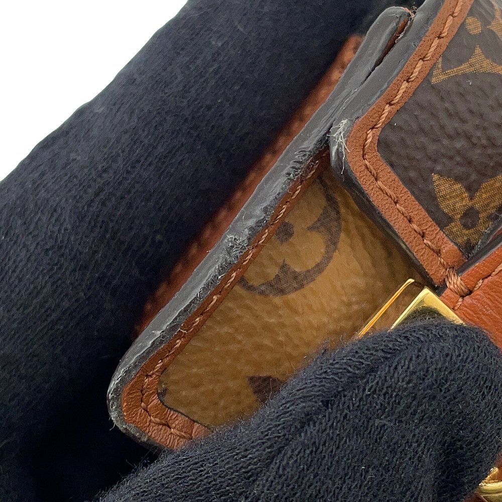 Louis Vuitton Airpods Case Bracelet Party de Fine Monogram Reverse Brown Noir Black — view 5