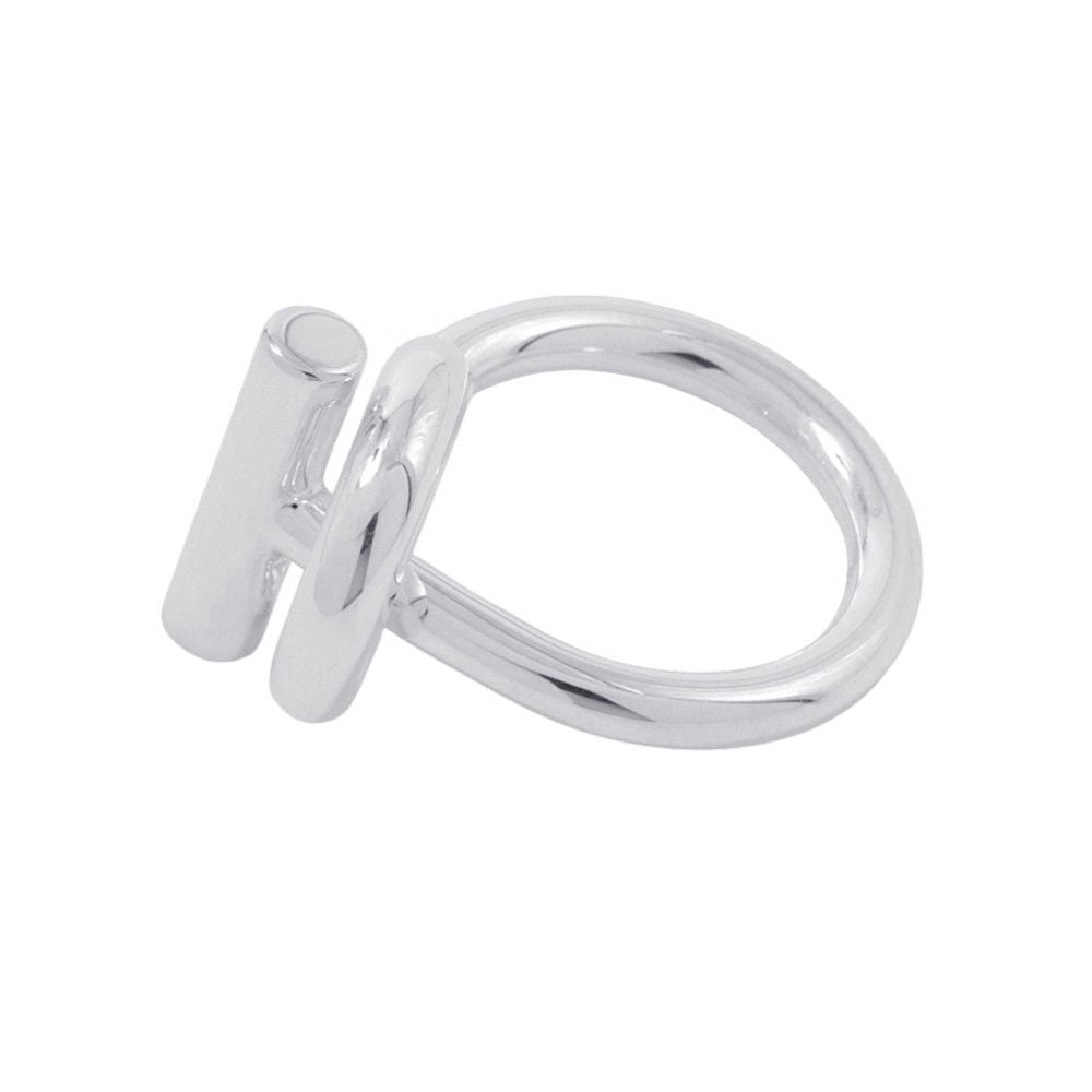 Hermes Ring Echapee MM Silver 51 — view 2