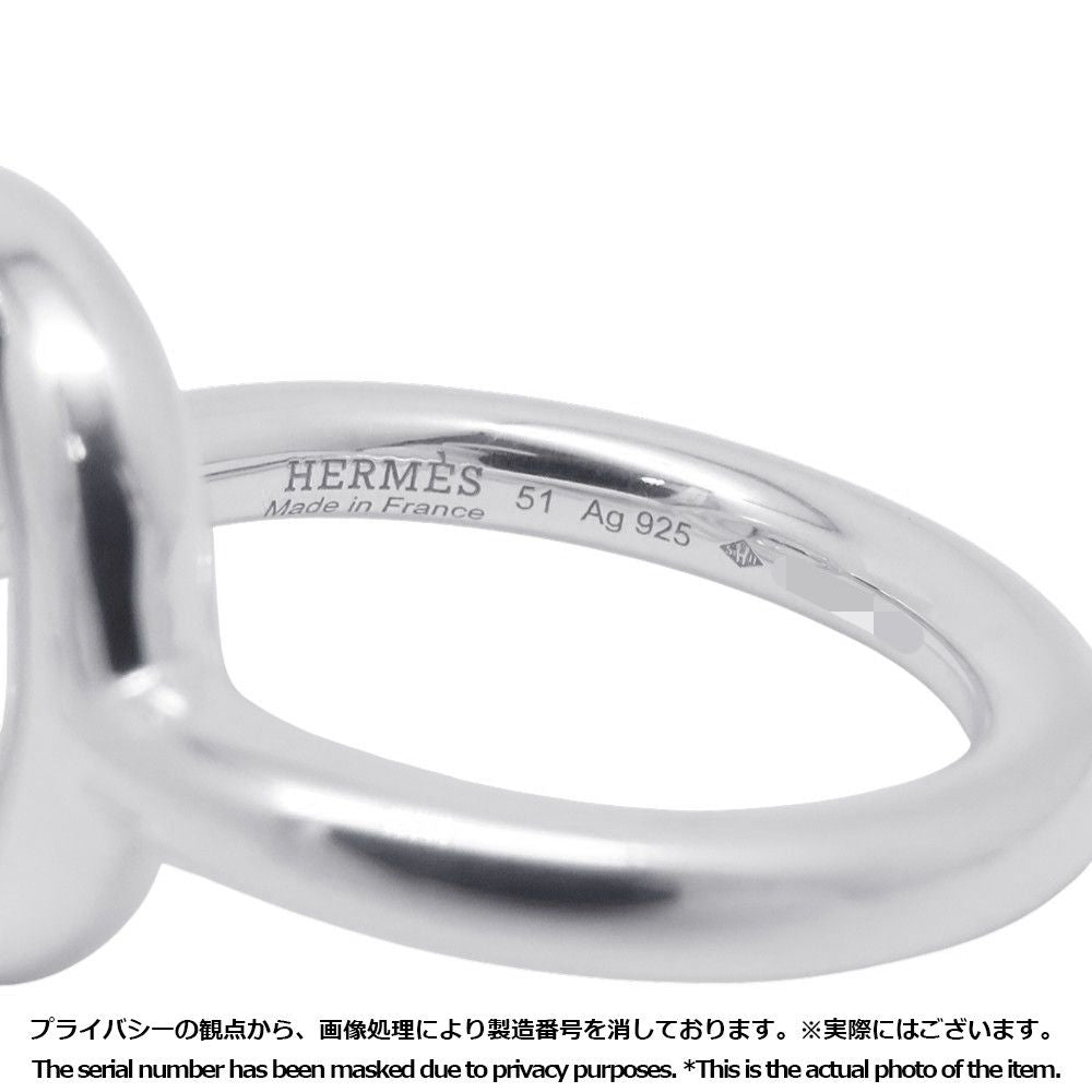 Hermes Ring Echapee MM Silver 51 — view 7