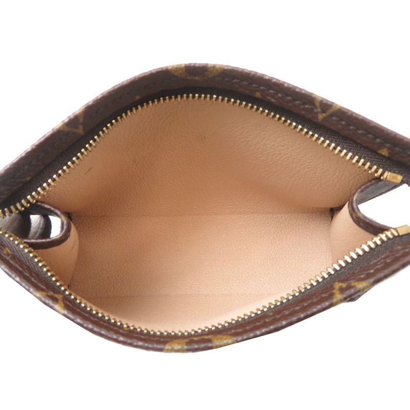 Louis Vuitton Pouch Leather Brown — view 5