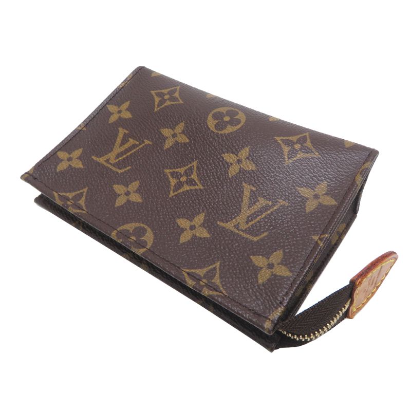 Louis Vuitton Pouch Leather Brown — view 4