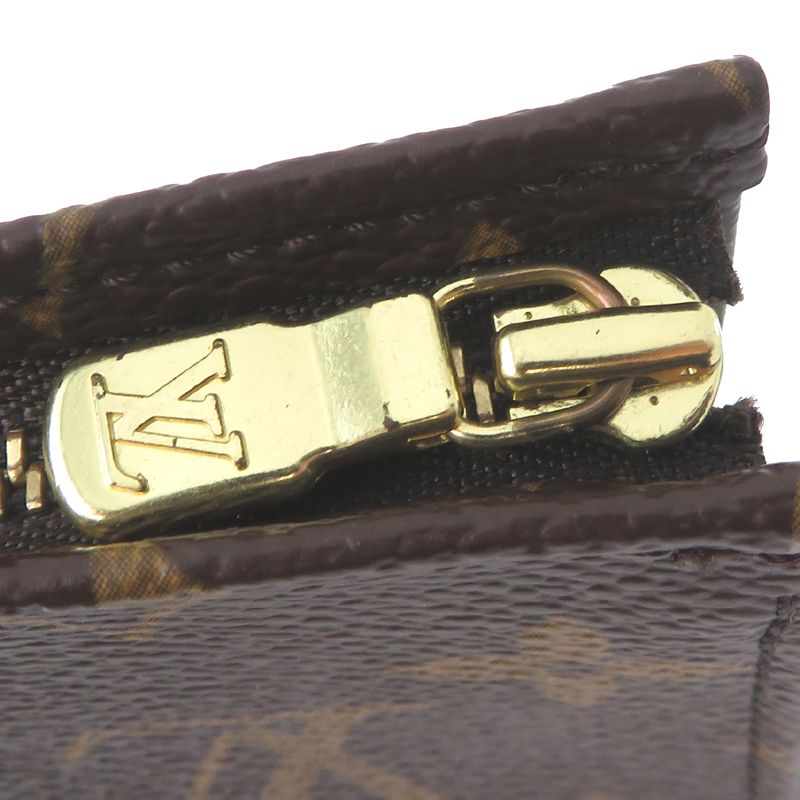 Louis Vuitton Pouch Leather Brown — view 8
