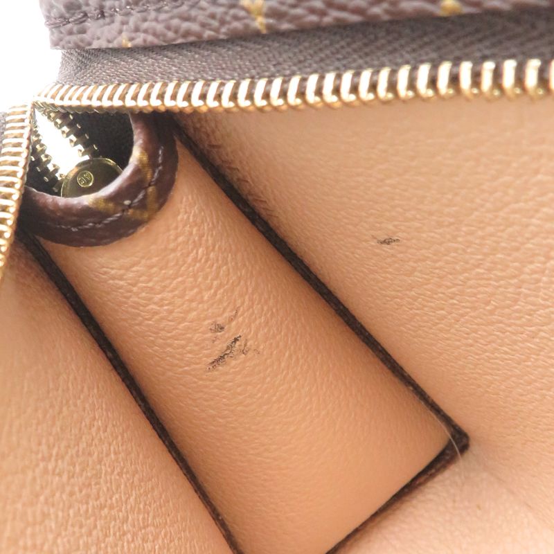 Louis Vuitton Pouch Leather Brown — view 9