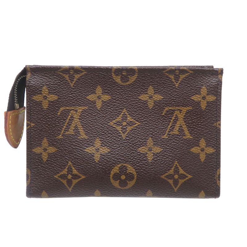 Louis Vuitton Pouch Leather Brown — view 2