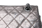Chanel 2.55 Quilted 20 Double Flap Chain Shoulder Bag CC Logo Aged Calfskin — view 7