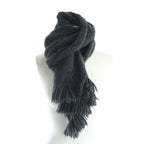 Louis Vuitton Logomania Scarf Shawl Animal Pattern Silk Black, Gray — view 2