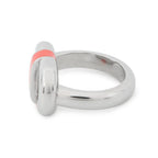 Hermes Ring Maillon Orange Field Silver — view 2