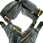 Dior Denim Oblique Black Jacquard D-journey Bag Small — view 6