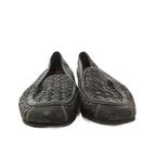 Bottega Veneta Loafers Flat Shoes Intrecciato Leather 37 Black — view 4