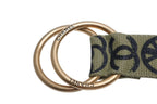 Chanel Belt Embroidery Ring Graffiti Cotton Canvas Khaki Gold — view 2