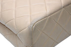 Chanel Chain Bag CC Logo Lambskin Beige Brown Tortoiseshell Pattern — view 8