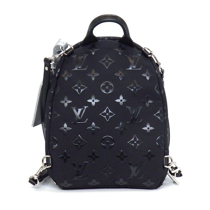 Louis Vuitton Backpack Palm Springs Mini Polar Night Monogram — view 2